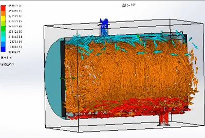 Thermal Imaging of Horizontal Graphitization Furnace
